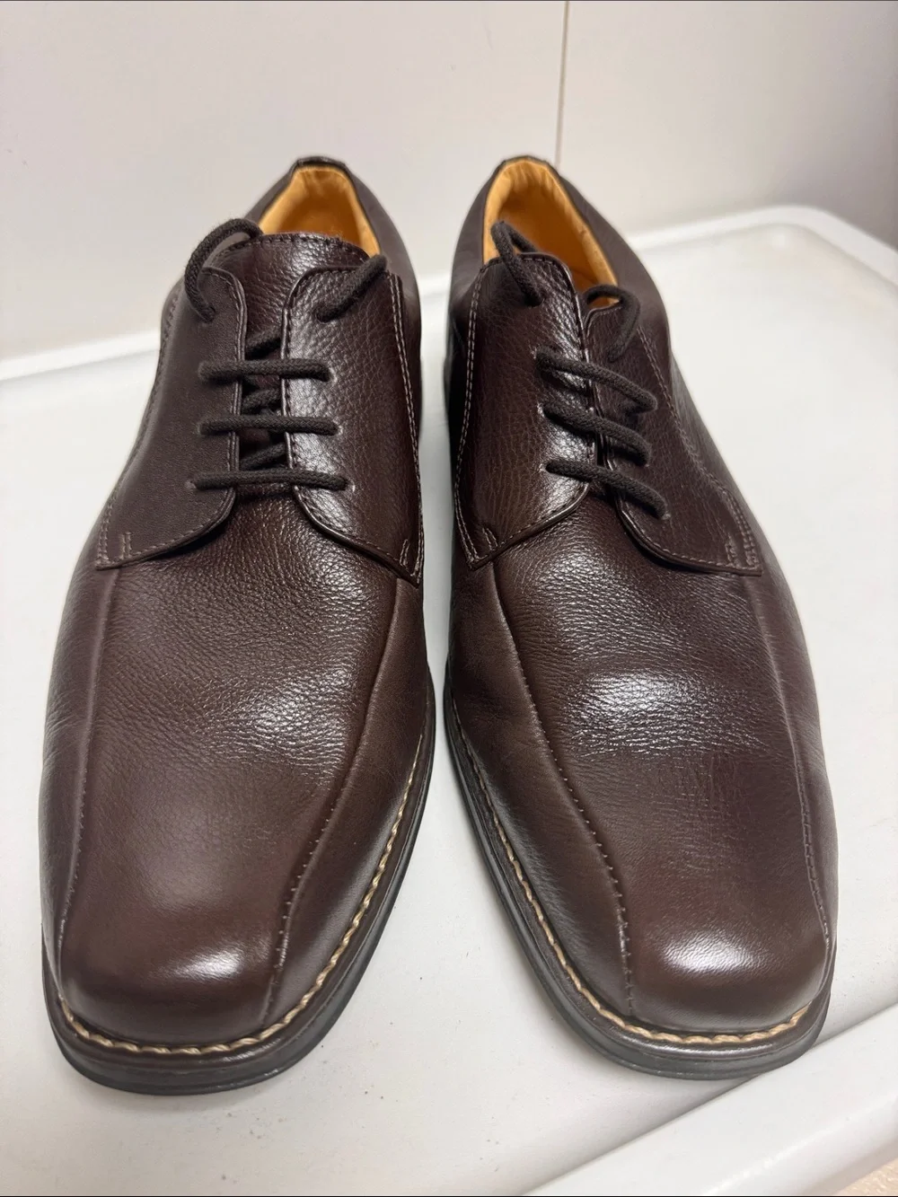 Sandro Moscoloni Dark Brown Leather Derby Shoes